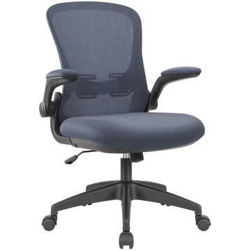 Homall Office Desk Chair Ergonomic Mesh Chair with Flip-up Arms and Adjustable Height